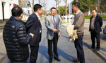 西瑪電機(jī)公司總經(jīng)理?xiàng)钐炖麍A滿完成對(duì)華東市場(chǎng)的考察?！靼膊﹨R儀器儀表有限公司